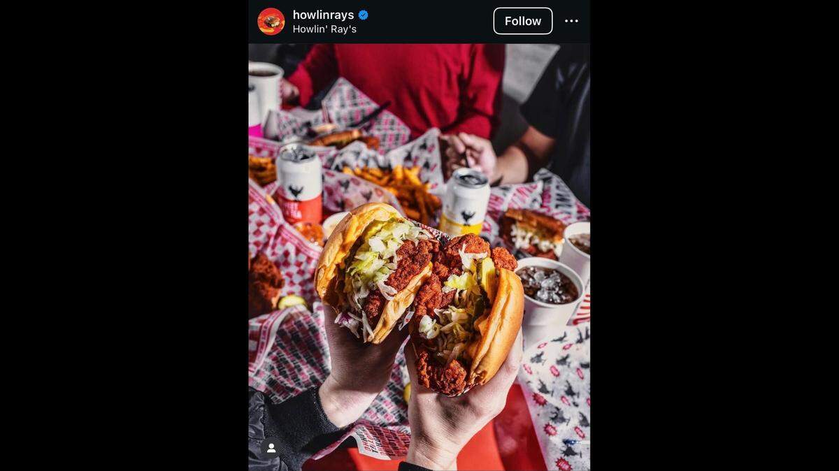 A California restaurant was ranked No. 1 as best fried chicken in the nation, Yelp said.