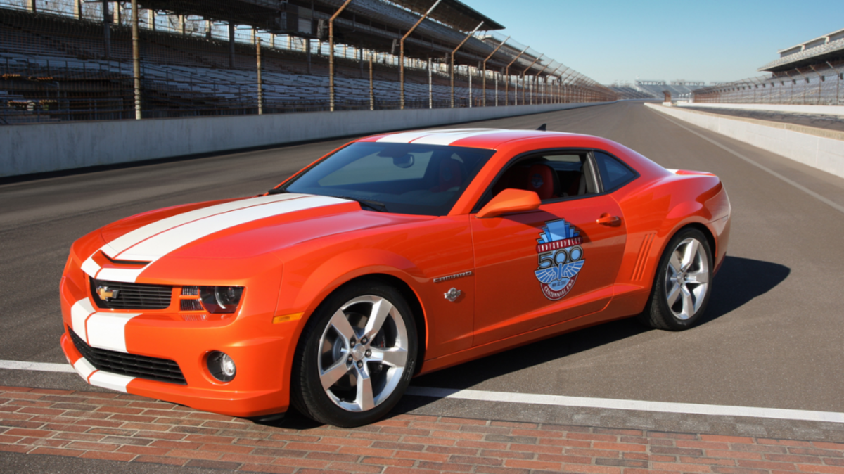 A Los Angeles-area woman confronted a service technician on video after spotting him driving the 2010 Camaro Indy 500 pace car, similar to this one, that she’d just dropped off at a Montebello dealership.