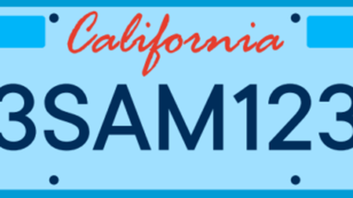 California rejected more than 12,000 custom license plates between summer 2024 and 2025.