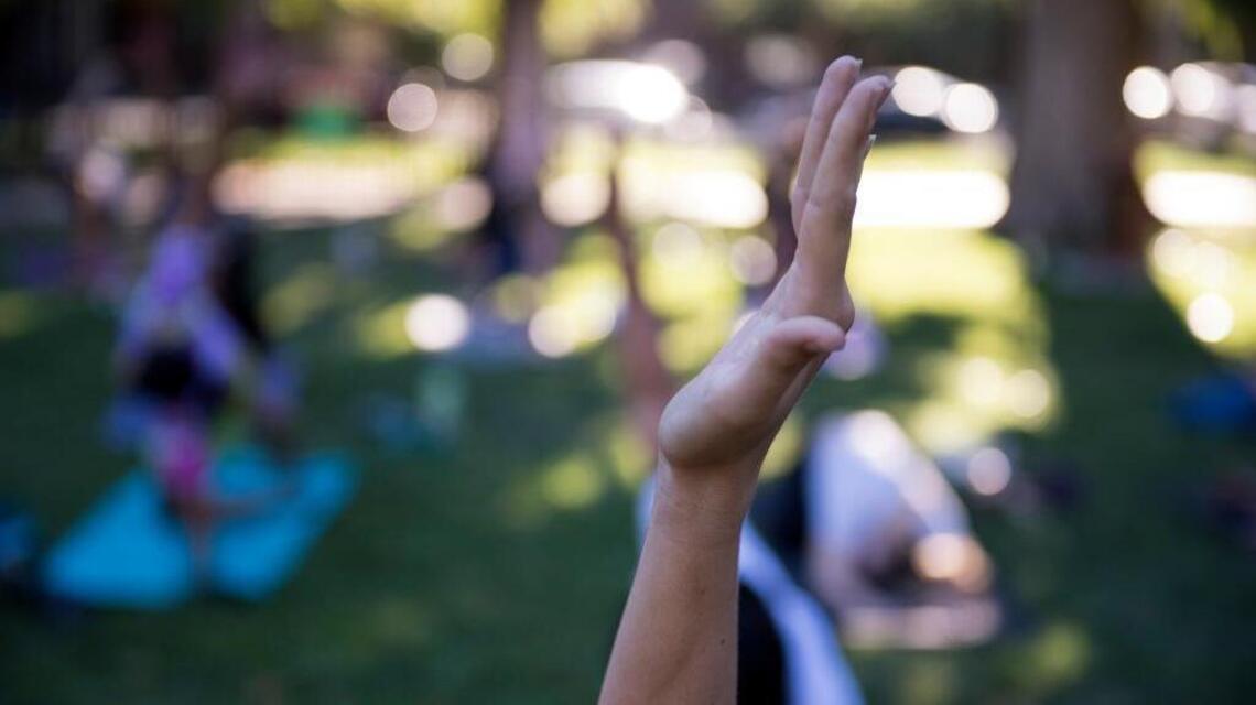 Relaxation reaches new high: Legal weed in California gives ganja yoga a boost