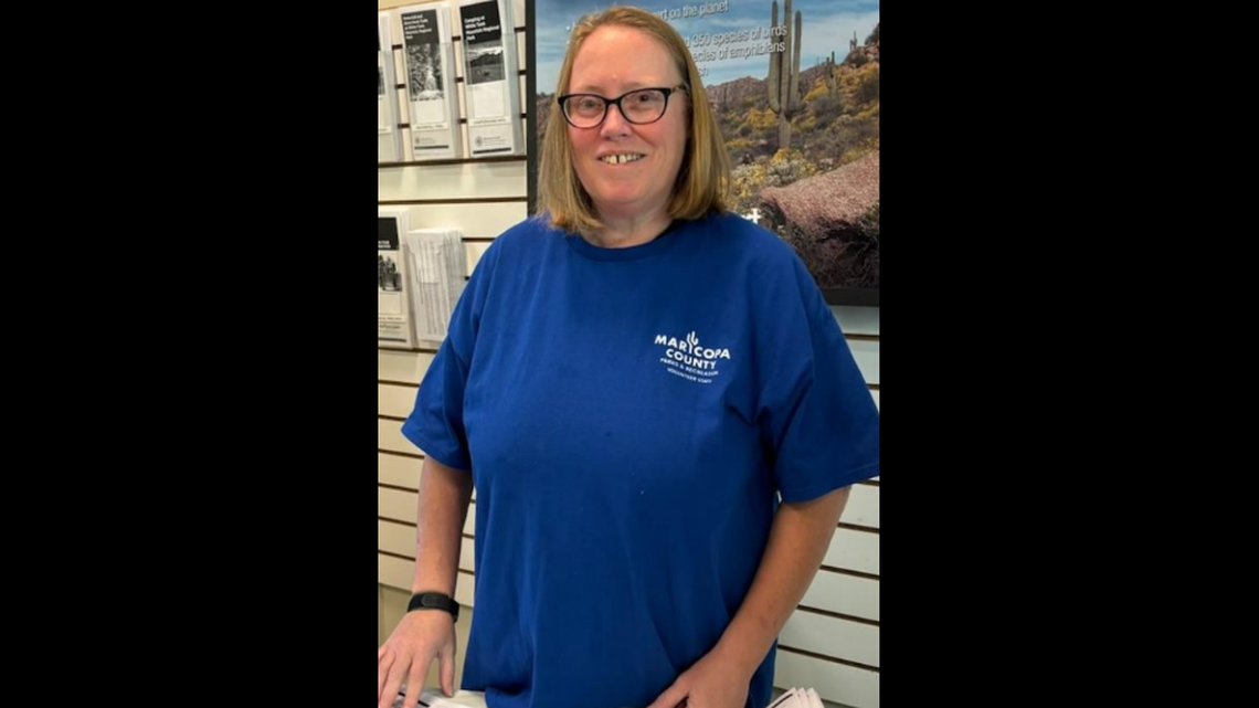 Amber Bretsch, 51, was last seen April 1 in Phoenix, police said. Teams have searched the White Tank Mountain Regional Park area but haven’t found her.