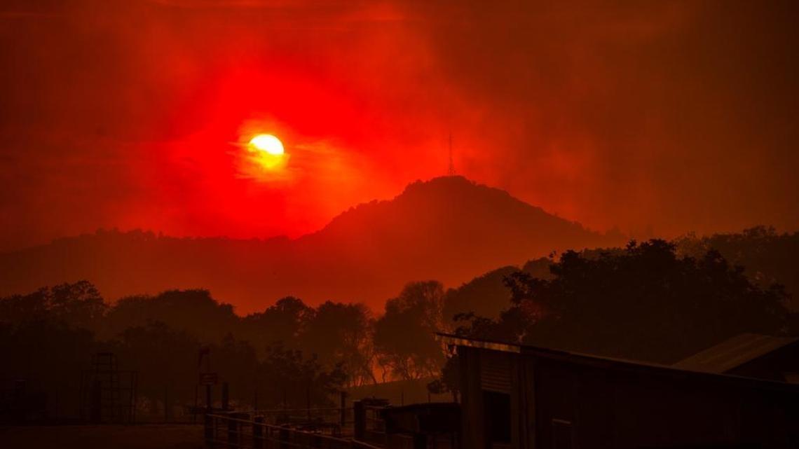 
A group of researchers say the public needs to pressure the U.S. Forest Service and other land managers to accept and embrace smaller-scale wildfires to prevent the worst of them.
In this photo, the Butte fire has charred thousands of acres.

