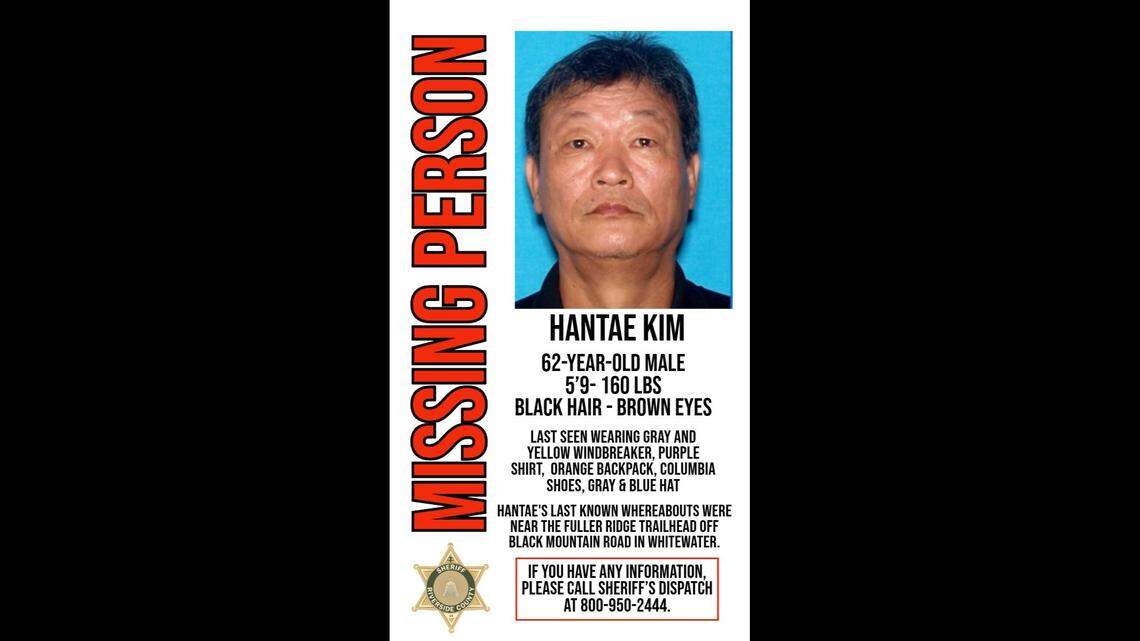 Hantae Kim left home on July 5 and did not return on July 7 as planned.