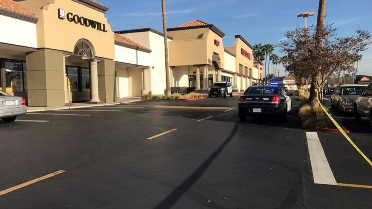 Police and a bomb squad responded after Goodwill employees in Placentia found a hand grenade in a box of donations.