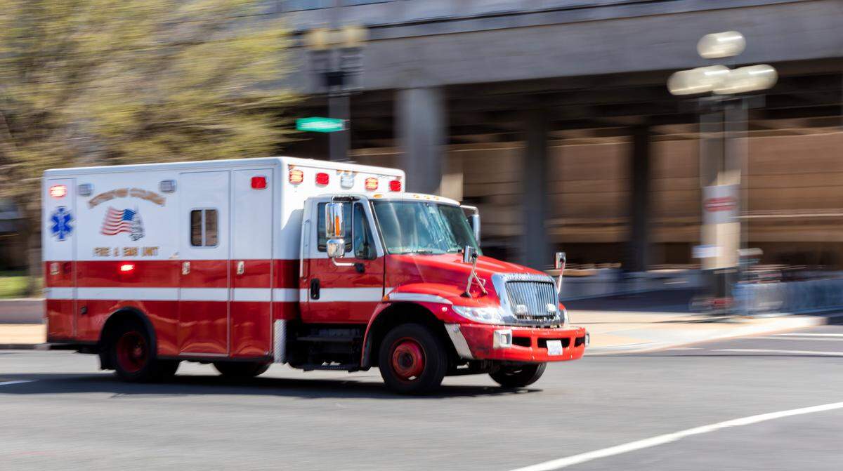 If you find yourself in an intersection, the DMV says to proceed through it and safely maneuver to the right side of the road as soon as possible.