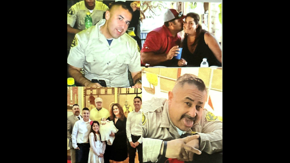 Flores and his family