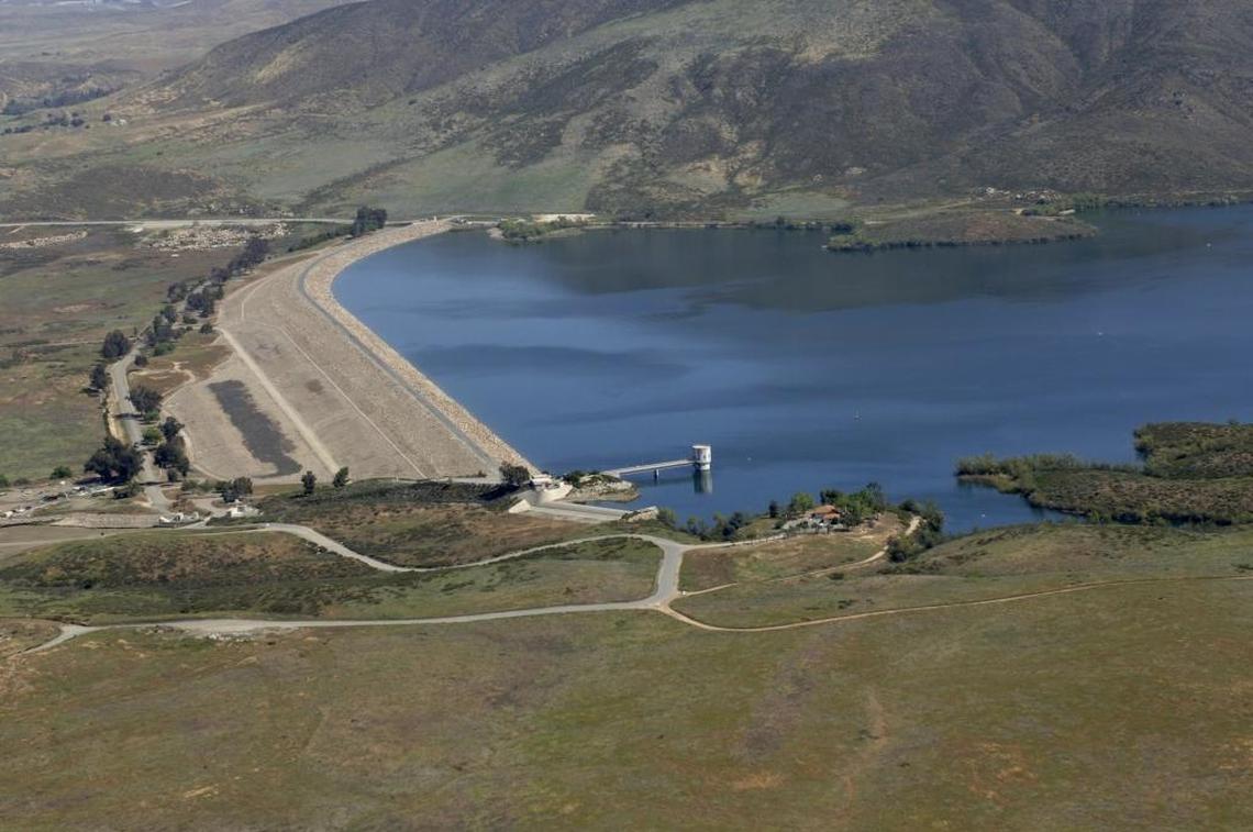 Robert A. Skinner Dam in Riverside County has had repeated problems with vegetation in its spillway.