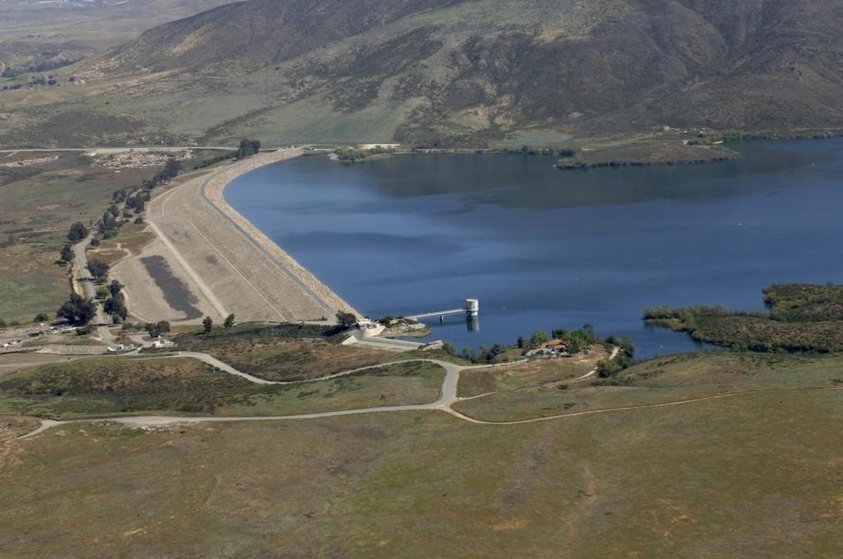 Robert A. Skinner Dam in Riverside County has had repeated problems with vegetation in its spillway.