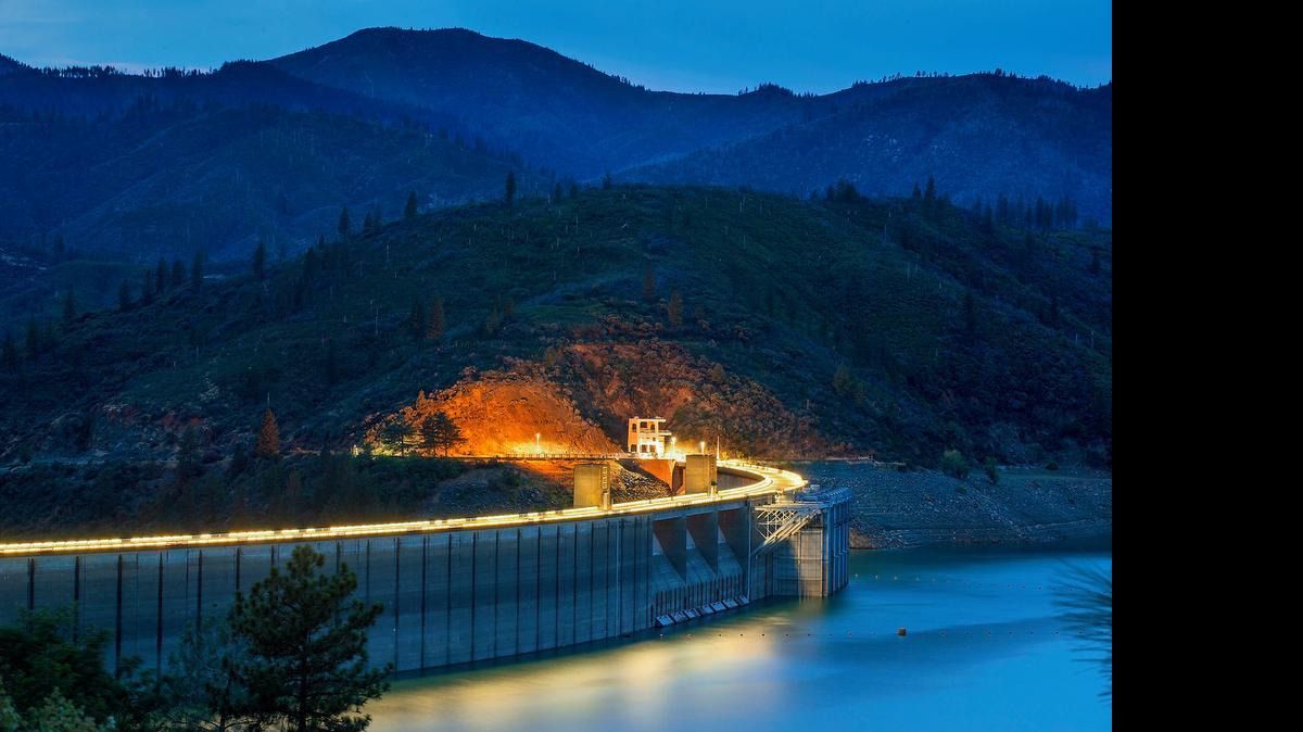 
Regulators reduced the flow of water from Shasta Lake so it will be cooler downstream, when released, for winter-run salmon. 
