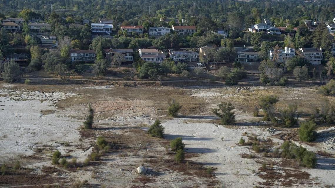 The drought has taken a toll on Folsom Lake, the primary drinking water source for about 500,000 suburban residents. Bee file photo.