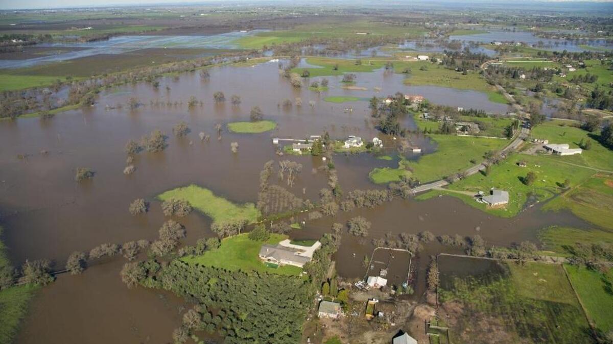 High water inundated parts of Wilton on Feb. 11, 2017, and flooding is expected to return to the southern Sacramento County community.