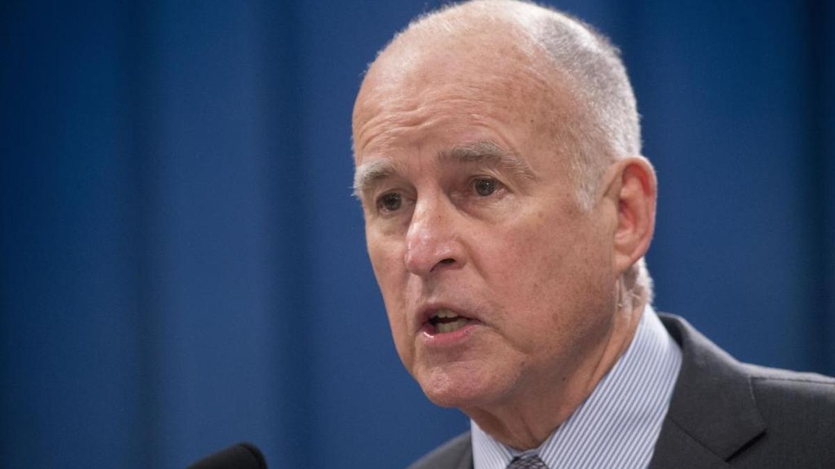 Gov. Jerry Brown announces his budget revise at the State Capitol in Sacramento on May 13. Brown signed the plan this week with no vetoes.