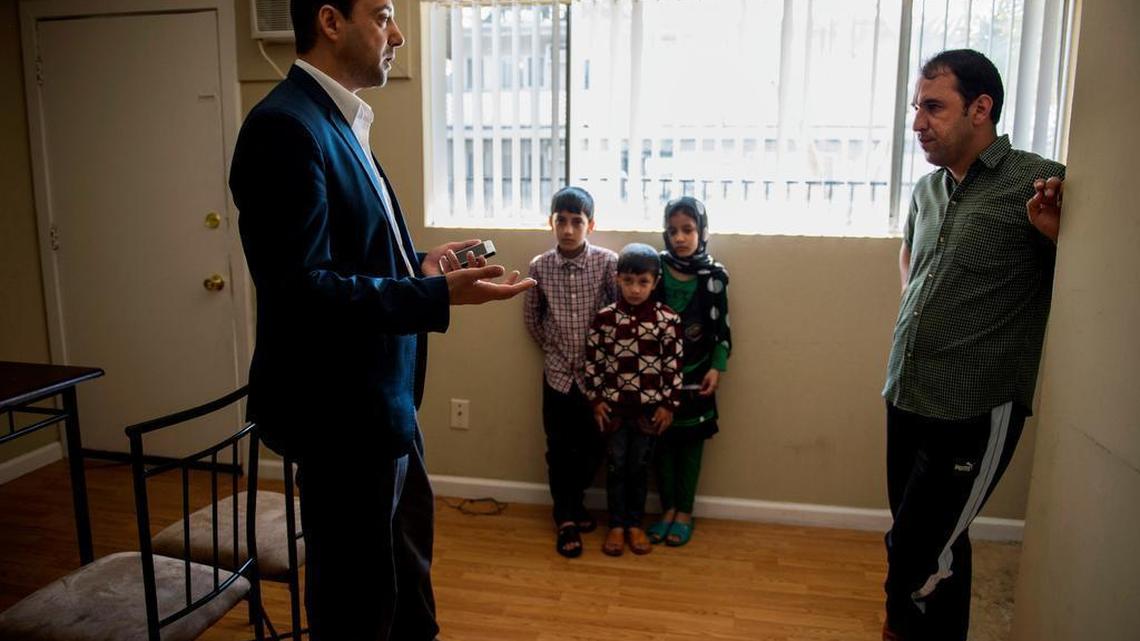 Afghan doctor volunteers as a lifeline for new arrivals