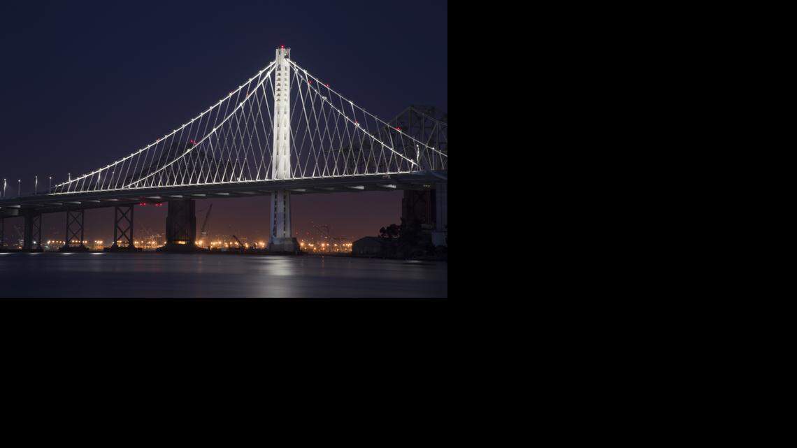 Rods securing Bay Bridge tower show rust, cracking