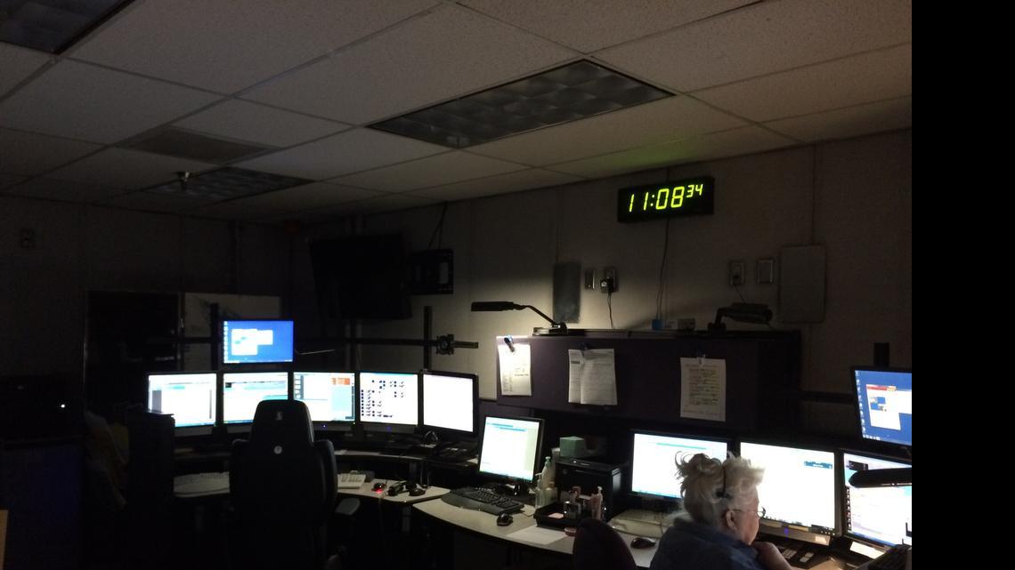 
UC Davis police dispatchers work on Wednesday
