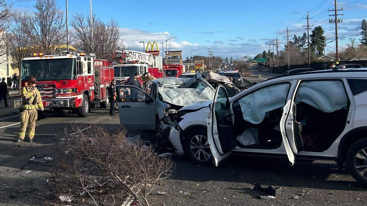 Two people were killed and two were injured in a Sacramento County crash involving at least two vehicles on Sunday, February 4, 2024.