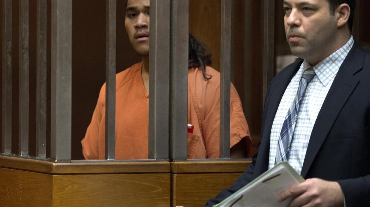 Charlie Hola, left, along with Tevita Kaihea, is a “person of interest” in a fatal Sacramento City College shooting. Sacramento Superior Court Judge Ben Davidian on Thursday granted the prosecutors’ motion to consolidate the shooting case with the Sept. 3 armed robbery of a Florin Road fast-food restaurant and ordered the two defendants to return to court Jan. 8.