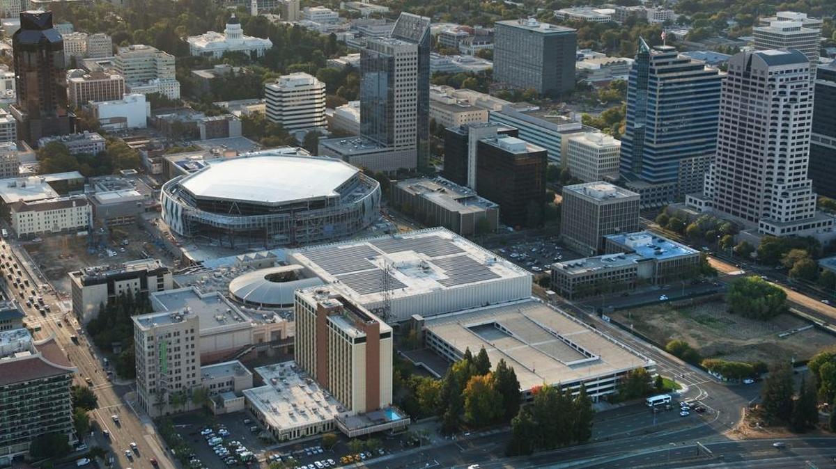 Sacramento parking officials will ask for City Council approval Tuesday, Oct. 20, 2015, for a $5.7 million contract to upgrade city parking garages in preparation for large crowds when the downtown arena, pictured here on Oct. 16, 2015, opens next year.