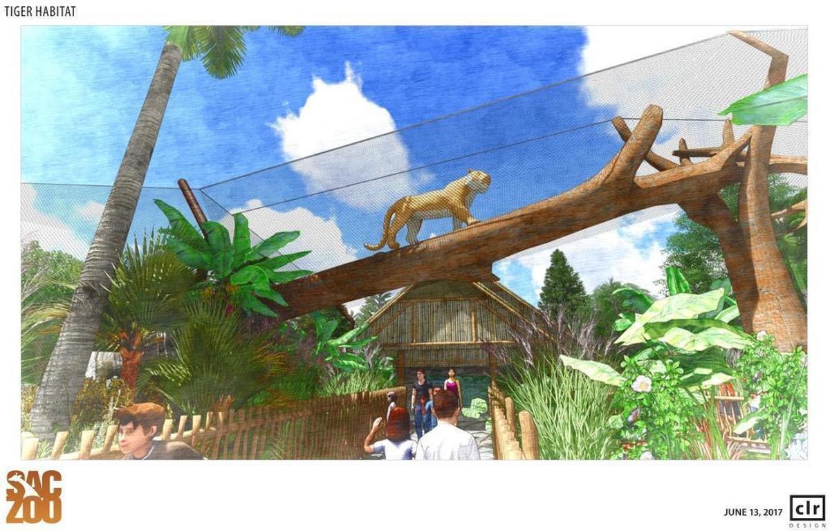 The Sacramento Zoo’s planned tiger habitat