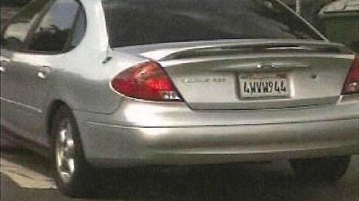 Kyler Jackson and his daughter, Kaylee, were last seen late Sunday in this 2002, 4-door silver Ford Taurus, license plate number 4WVW944.