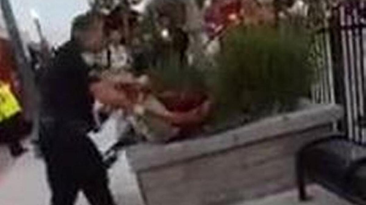 
Image taken from the video of the confrontation.
