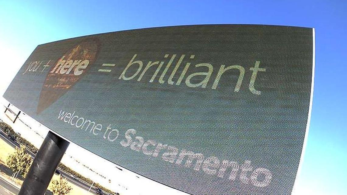The Sacramento Kings are constructing six billboards along freeways at city entrances.