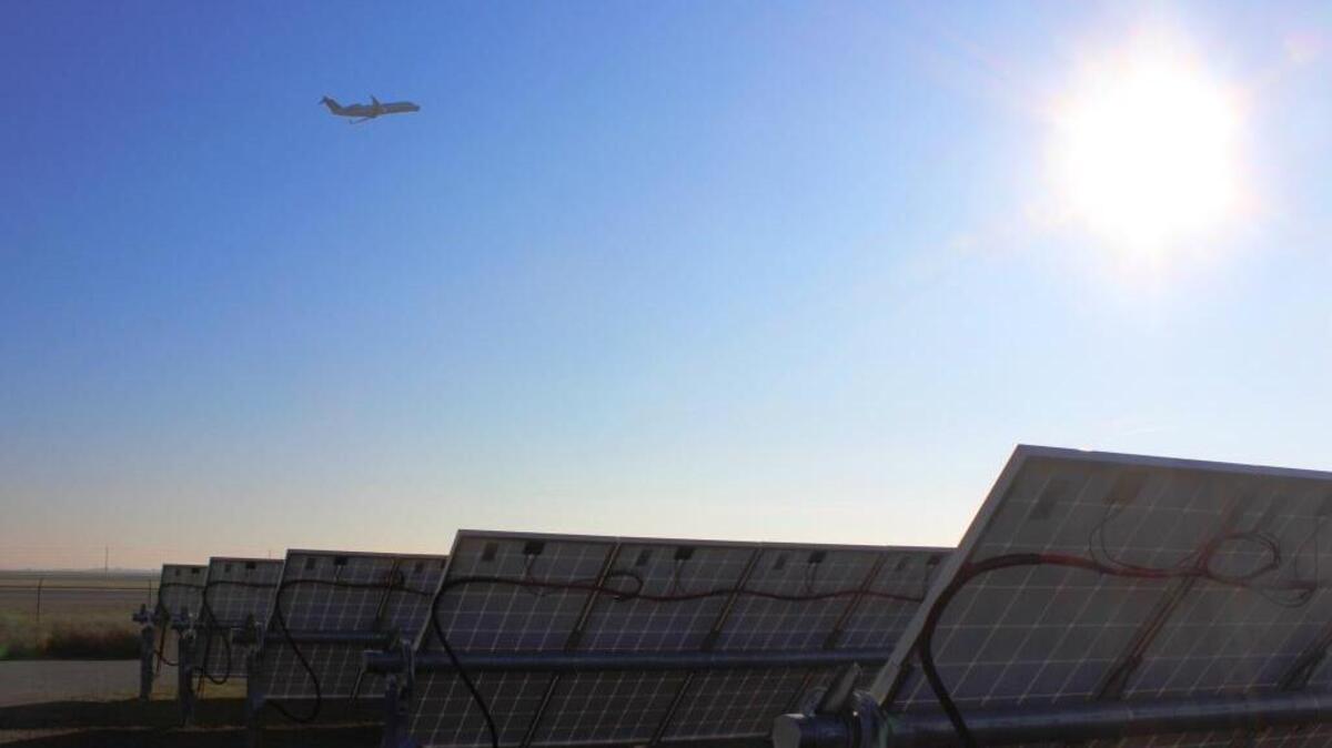 Sacramento International Airport has opened a 35-acre solar farm on site.
