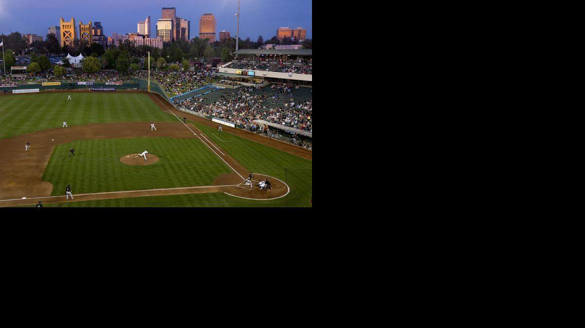 
The opening day game between the Sacramento River Cats and Salt Lake Bees at Raley Field in West Sacramento on Friday, April 11, 2014. 
