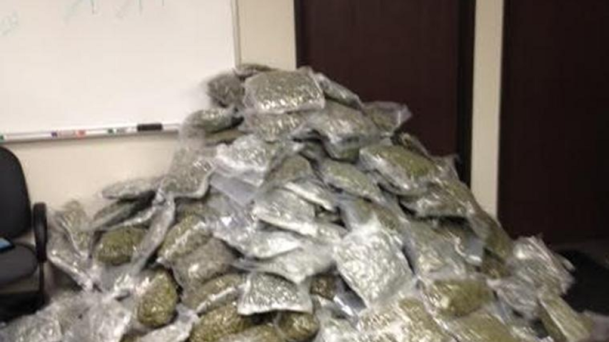 Bagged marijuana confiscated in Shasta County