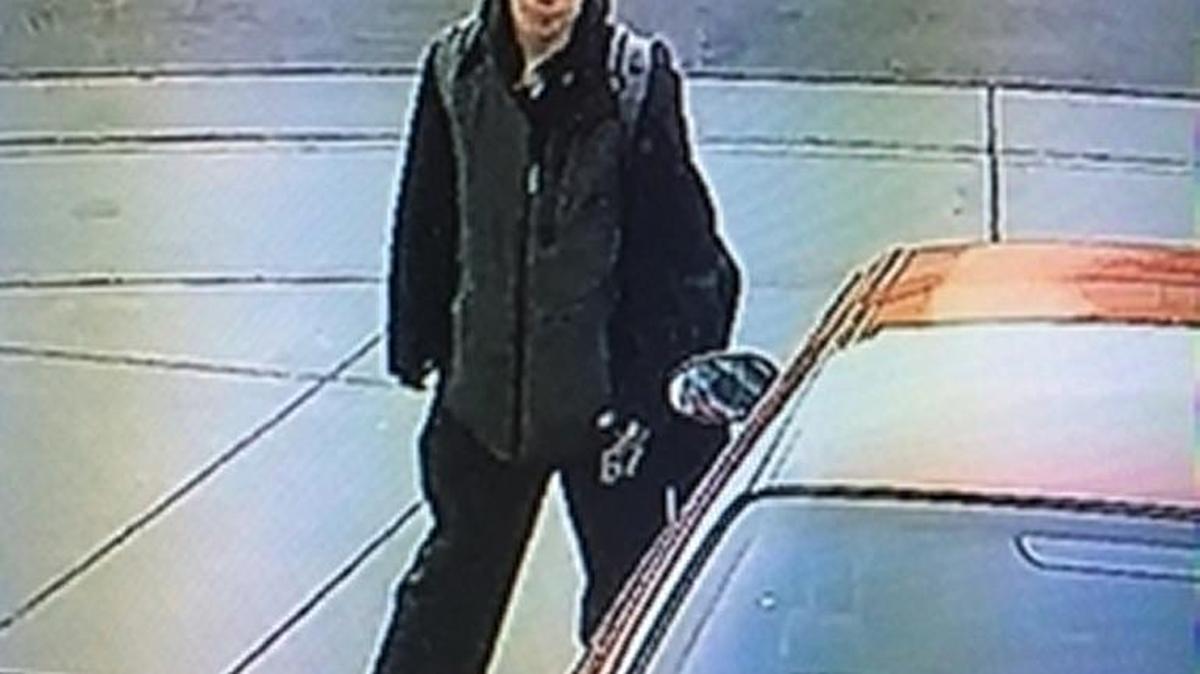 A surveillance photo shows a man sought in connection with May 29, 2017 Rocklin vehicle burglaries.