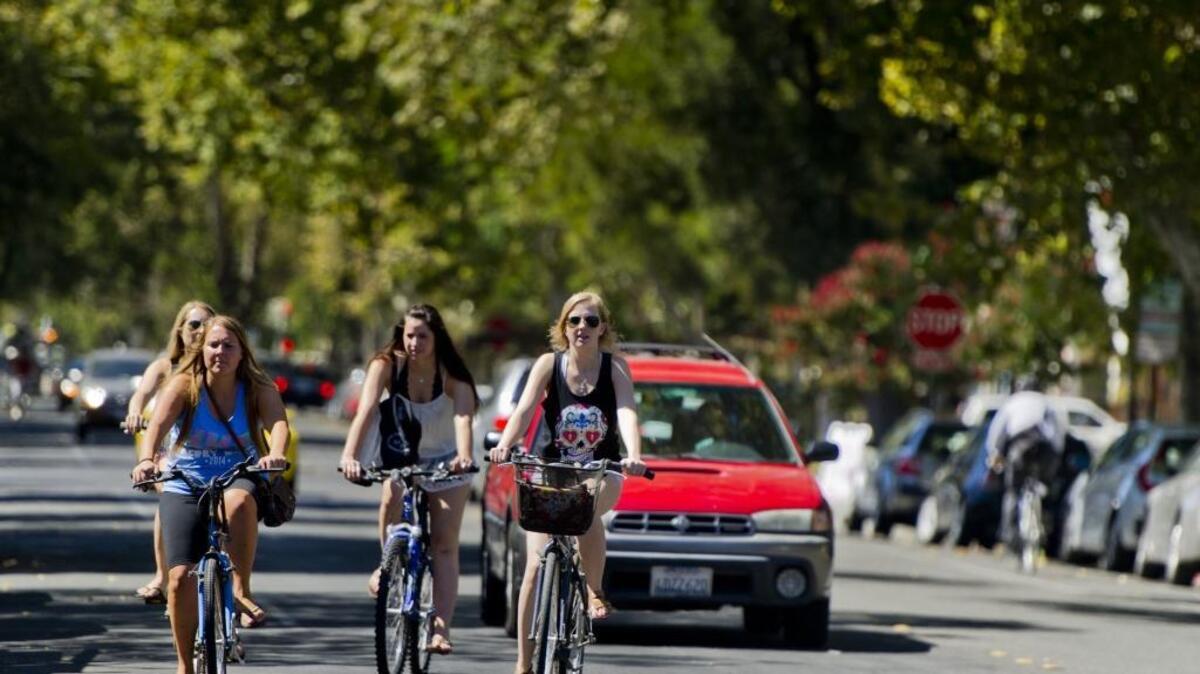 Davis has been named safest cycling city in the country by a private security firm.