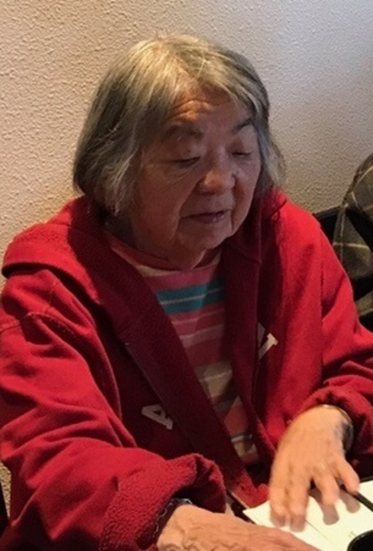 Matsui can become easily disoriented due to a medical condition and wears an identification bracelet with emergency contact information.
