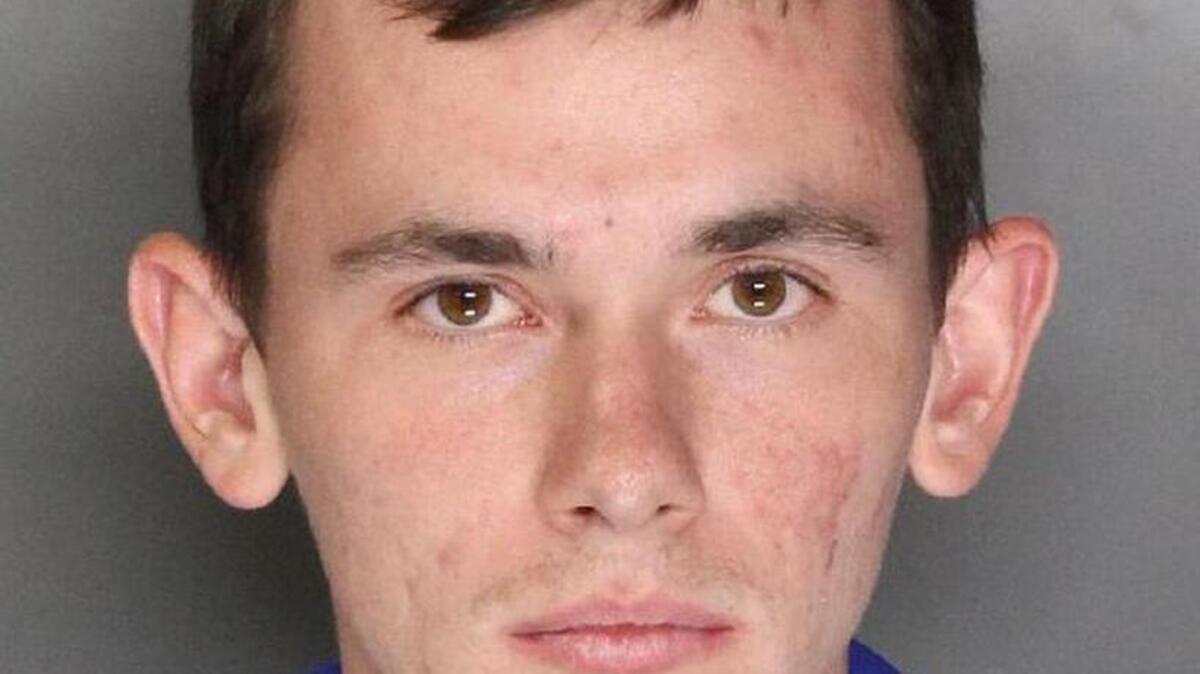 
Kristofer Wayne Clark was arrested at his workplace on Thursday, Oct. 8, 2015, on suspicion of making threats to commit a crime resulting in death or bodily injury.
