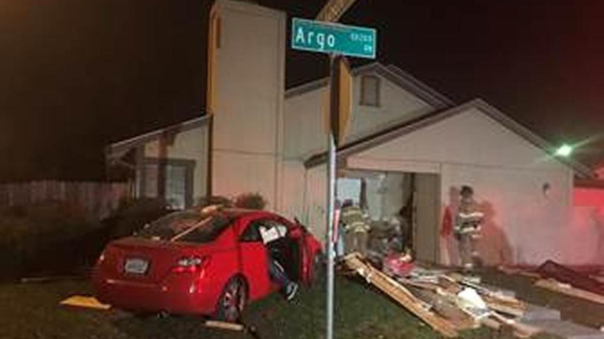 Suspected drunken driver Richard Turner, 21, was arrested after crashing into a Citrus Heights home about 3 a.m. Friday.