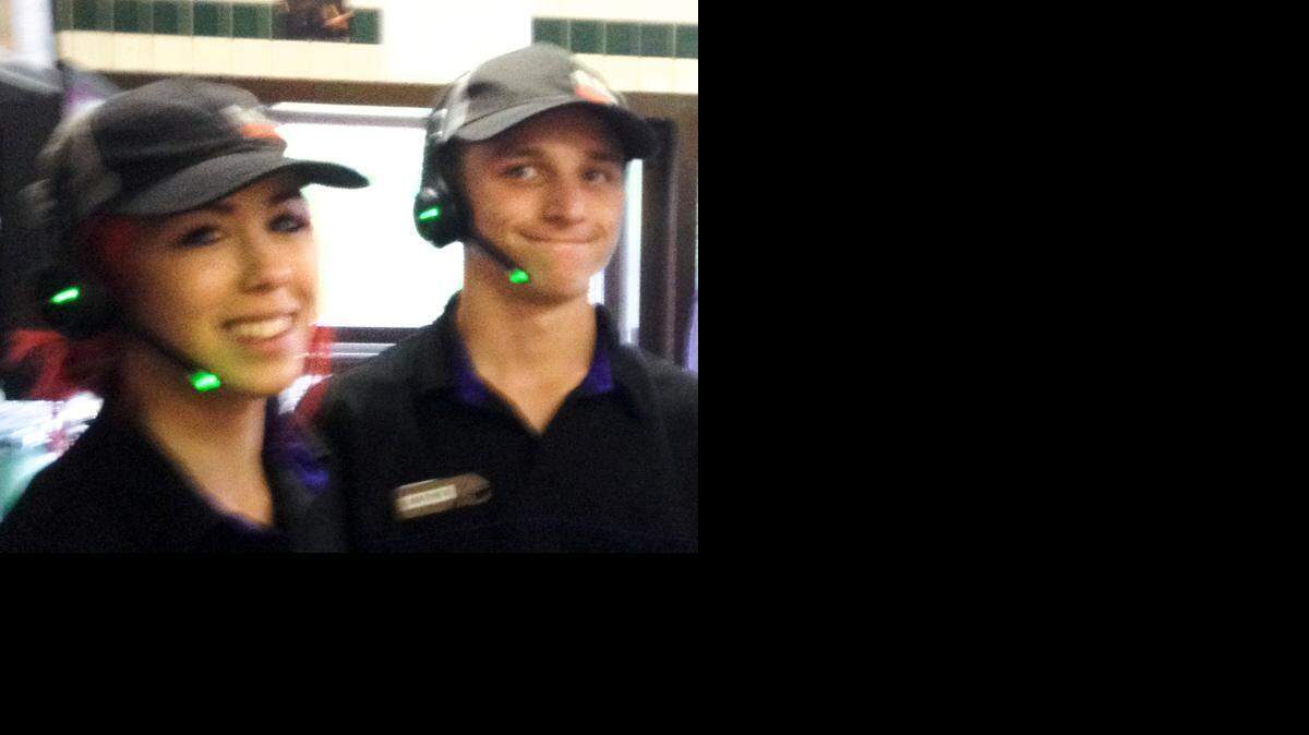 
Kendra Langham and Mathew Beardwitt worked at a Taco Bell restaurant in Granite Bay. Langham and Beardwitt, both 18, died along with Matthew Azar, 20, early Saturday after a collision with a driver heading the wrong way on Interstate 80. 
