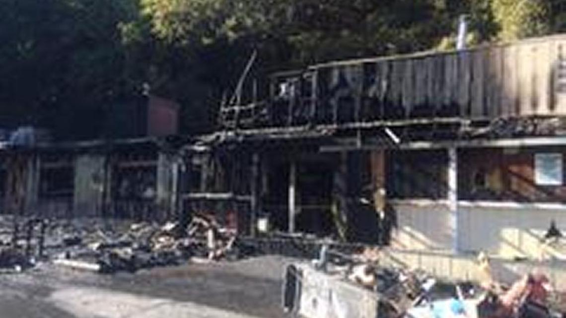 
A Placerville fire destroyed the Stadium Club bar and George’s Laundromat.
