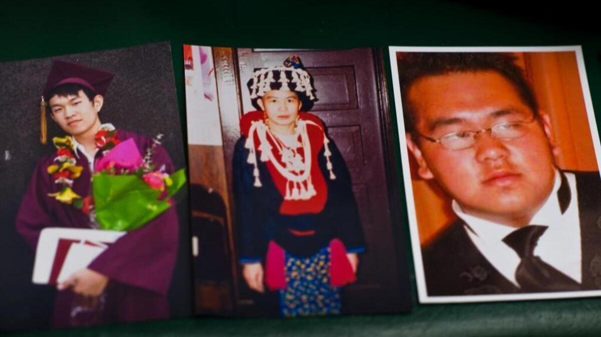 From left, Vern Cheo Saetern, 19, his mother Chio Chong Saechao, 46, and his brother Jerry Wang Saetern, 22, were slain in their Home Country Way home in Sacramento on Nov. 8, 2010. Kouei Wang Saetern, 53, was found guilty of murder in their deaths.