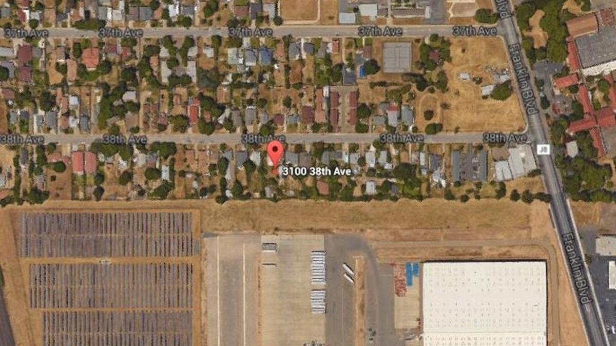 Google Earth image shows the approximate location of the fatal shootings.