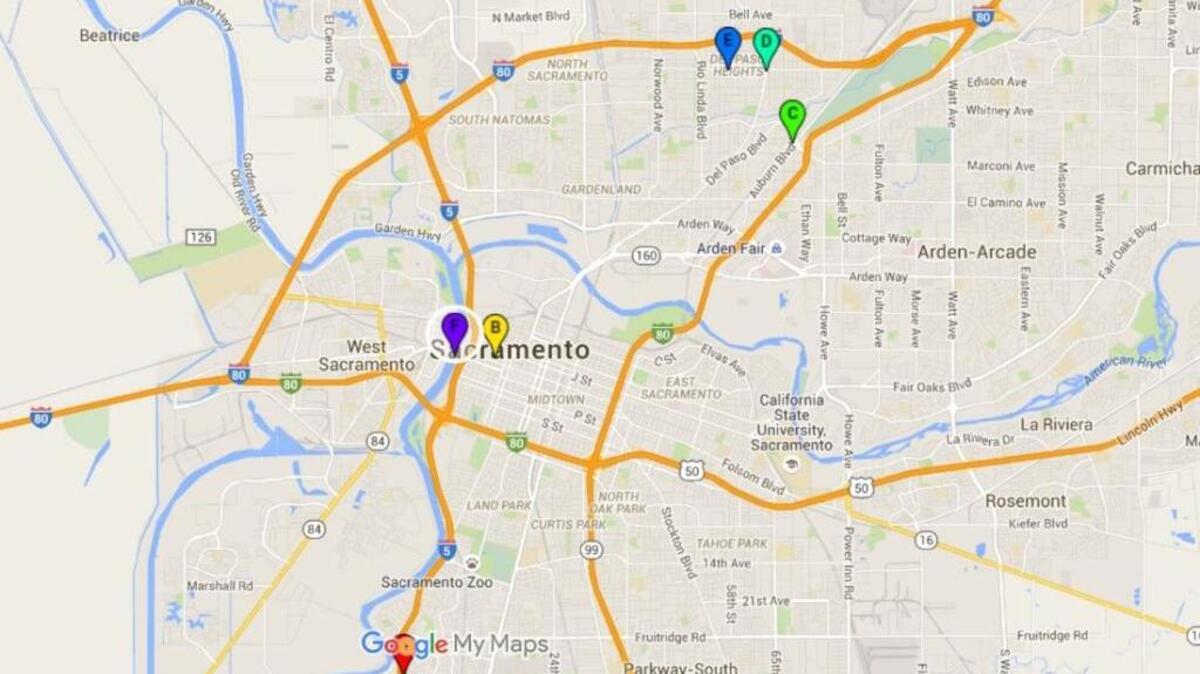Sacramento law enforcement and emergency services personnel has a busy day Friday.