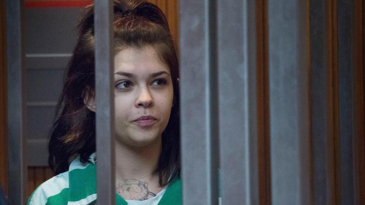 Amanda Tucker, one of four suspects in the brutal south-area home invasion last month that ended with a father and his two sons shot dead, listens to instructions from Hon. Jaime Roman in the Sacramento Main Jail on Wednesday, May 25, 2016.