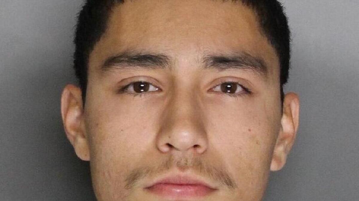 Jataj Zuniga, 20, was arrested on suspicion of hit-and-run and DUI.