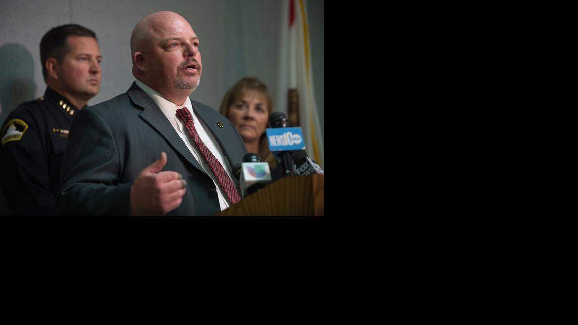 Two months after longtime Placer District Attorney Scott Owens abruptly retired in the middle of his term, his hand-picked successor has been placed on leave but still is a candidate to succeed Owens.