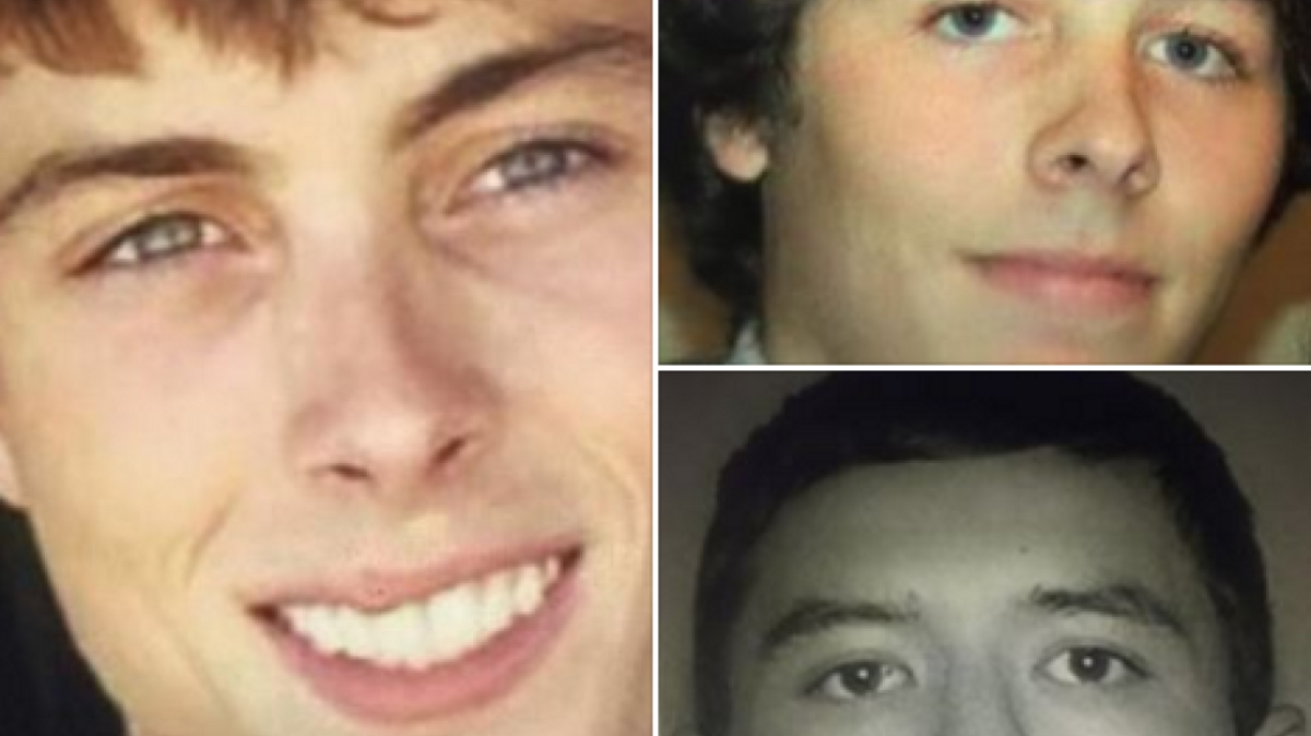 Tyler Betteridge, left, David Betteridge, top right and Robert Garcia, bottom right
