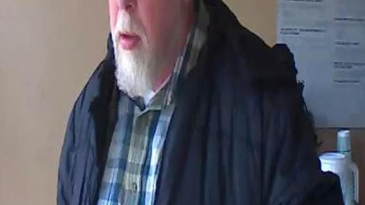 Man sought in Saturday’s bank robbery in Elk Grove.