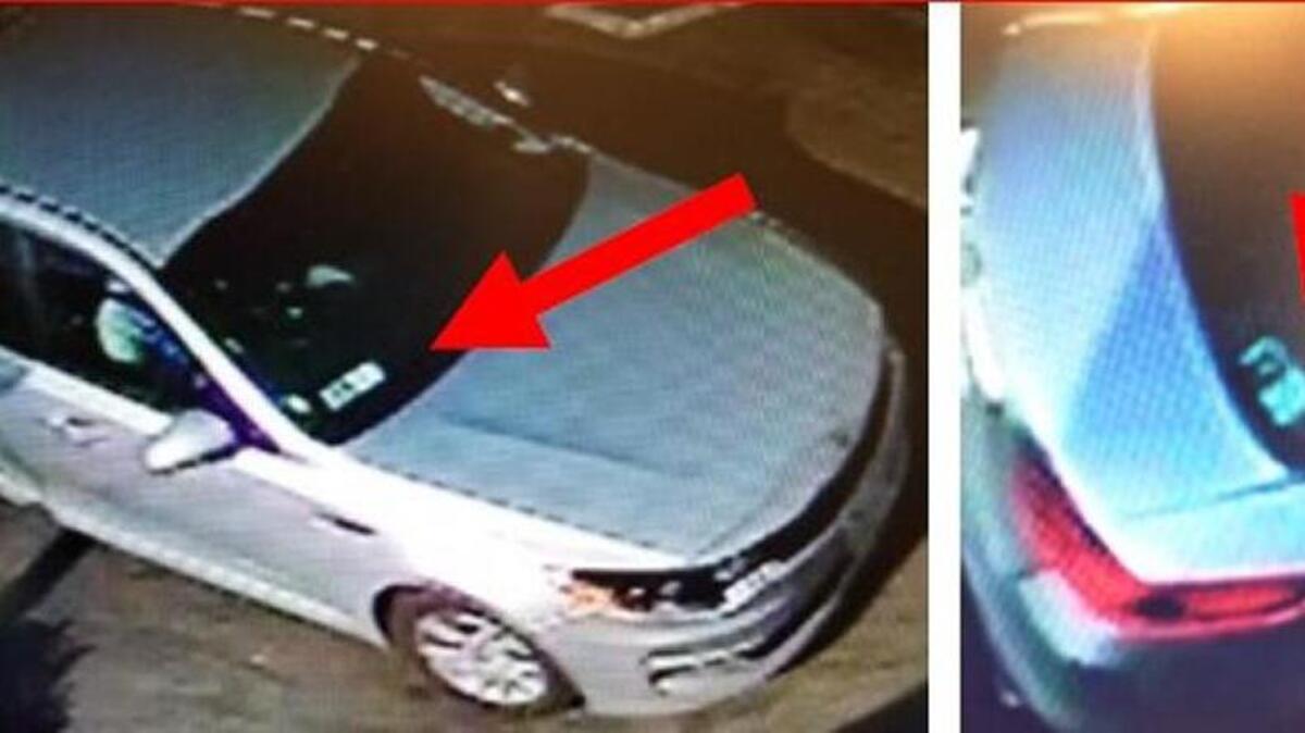 Two men sought in robberies and attempted robberies of banks in Central and Southern California are believed to have fled in a 2016 or 2017 silver KIA Optima, according to the Glendale Police Department. The vehicle had some type of stickers on the front windshield and rear window.
