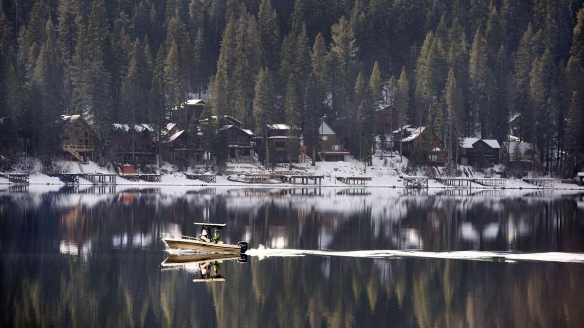 Donner Lake, pictured here in 2013, is the site of a search for a man whose canoe overturned Friday.