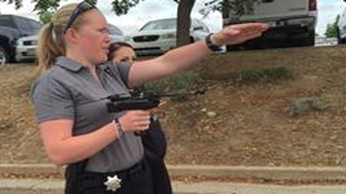 Officers working with Project Lifesaver International are trained to use specialized tracking equipment to locate people who are outfitted with transmitter bracelets because of medical conditions that make them prone to wander.