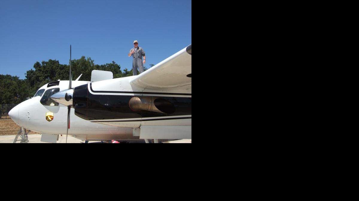 
This undated photo provided by DynCorp International shows pilot Geoffrey "Craig" Hunt who was killed Tuesday, Oct. 7, 2014, while fighting the Dog Rock Fire in Yosemite National Park. 
