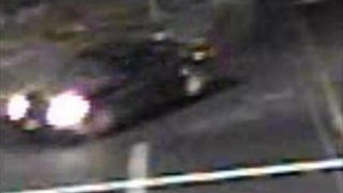 Sacramento police released a surveillance photo of a late ’90s dark green sedan, possibly a Honda Accord, sought in a fatal hit-and-run collision on Meadowview Road.