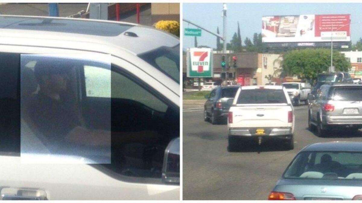 Sacramento County sheriff’s officials seek to identify this man in an indecent exposure case. The white 2015 or 2016 Ford F-150 XLT/Lariat truck pictured is sought in connection with an indecent exposure incident.